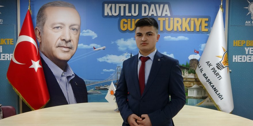 Kocaeli'nin en genç milletvekili aday adayı oldu