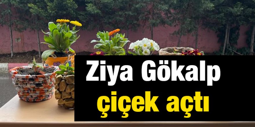 Ziya Gökalp çiçek açtı