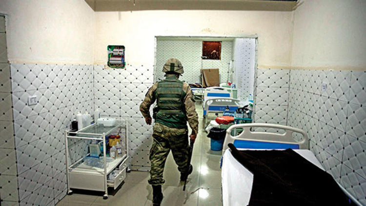 Afrin’de PKK’nın yeraltı hastanesi