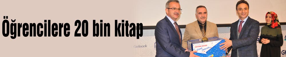 Öğrencilere 20 bin kitap