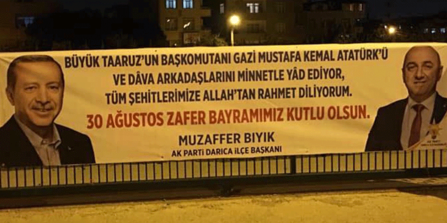 30 Ağustos afişinde Atatürk yok!