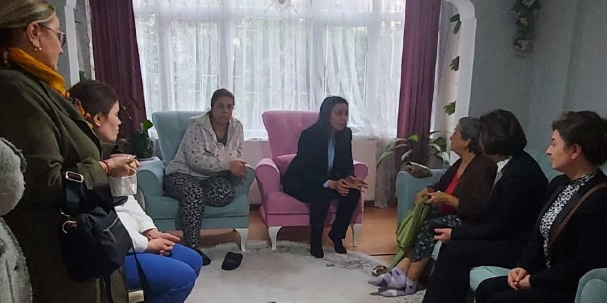 CHP’li kadınlardan ev ziyareti