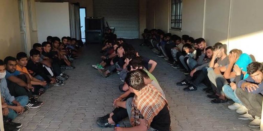 75 düzensiz göçmen, jandarmaya takıldı