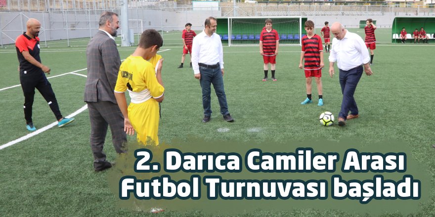 2. Darıca Camiler Arası Futbol Turnuvası başladı