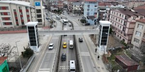 Darıca Okul Yolu Caddesi’nde üstgeçit tamam