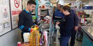 Zabıtadan market denetimi