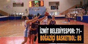 İzmit Belediyespor: 71- Boğaziçi Basketbol: 85