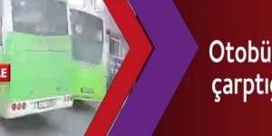 Otobüsün minik Ömer'e çarptığı anlar kamerada
