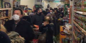 Sokağa çıkma  paniği, binlerce insan marketlere koştu!